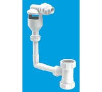 McAlpine TUNKIT-3 WC Overflow Kit with Tun Dish Overflow into flush pipe in White McAlpine White