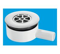 McAlpine Pumped Shower Waste with 22mm Plain Tail Outlet UPSW-3-22MM