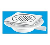 McAlpine USG1T6SS Untrapped Gully with 22mm Outlet for Tiled or Stone Floors