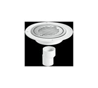 Mcalpine Usg2Ss-Sl-Sc Untrapped Gully, Clamp Ring And Cover Plate, 2" Vertical Outlet And 2" X 1" Socket Reducer