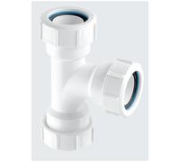 McAlpine V15M 2" Multifit Swept Tee in White McAlpine White