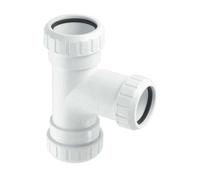 McAlpine V21L 1.1/2In Swept Tee (50 Box)