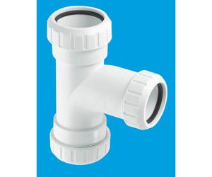 McAlpine V21L 1½" x 1½" x 1¼" Surefit Swept Tee