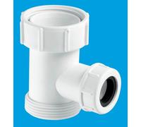 McAlpine Flush Pipe Tee Piece for WC Overflow V33S-22