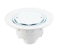 McAlpine Valve Shower Gully for Sheet Flooring Vert Outlet, White VSG2WH-V