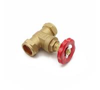 McAlpine VGM Brass Gate Valve 28mm in Gold McAlpine Gold