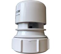 McAlpine VP2W White Ventapipe 25 Air Admittance Valve with 1.5" Universal Outlet McAlpine White