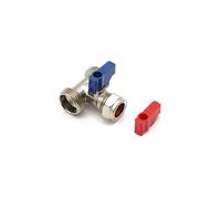 McAlpine W/M Valve Tee 15mm x 3/4" x 3/4" in Grey McAlpine Grey