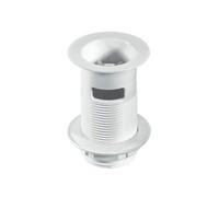 Mcalpine W1C 1.25" Backnut Slotted White Plastic Basin Waste