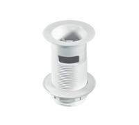 McAlpine W1C 1.25" Backnut Slotted White Plastic Basin Waste McAlpine White