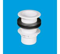 McAlpine W20 1.5" x 3.5" Tail Tail Tank Overflow in White McAlpine White