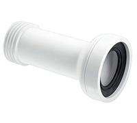 McAlpine WC-CON2B Straight Adjustable Length Rigid WC Connector