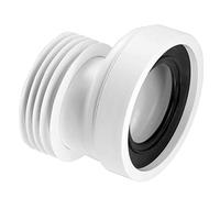 McAlpine WC-CON4 20mm Offset Rigid WC Connector for 4" 110mm Soil Pipe