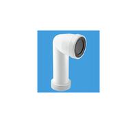 McAlpine WC-CON8E 90° Adjustable Length Extended Inlet Rigid WC Connector 97-107mm to 110mm.