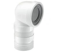 McAlpine WC-CON8F18 90° Flexible WC Connector 97-107mm Inlet 4"/110mm Outlet.
