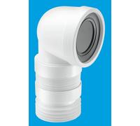 McAlpine WC-CON8F18 4"/110mm 90° Flexible WC Connector (Short Length)
