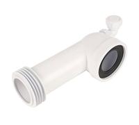 McAlpine WC-CON8V 90° Bend Adjustable Length Rigid WC Connector with 1.25" Universal Vent Boss