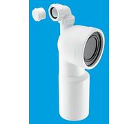 McAlpine WC-CON9V Bent Pan Connector with Boss - Plain End