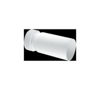 McAlpine WC-EXTA Adjustable Length Straight Extension Piece for Rigid WC Con in White McAlpine White