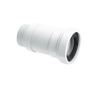 McAlpine WC-F18S Straight Flexible WC Connector - 90mm