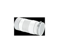 McAlpine WC-F21R 97-107mm Inlet Flexible WC Connector for Back to Wall WC Pa in White McAlpine White