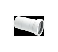 McAlpine WC-F23P 97-107mm Inlet x 110mm Plain End Outlet Straight Flexible WC Connector