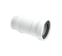 McAlpine WC-F23S Straight Flexible WC Connector - 90mm