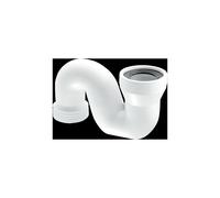 McAlpine WCTRAP4S 50mm Water Seal Pushfit 'S' Trap in White McAlpine White