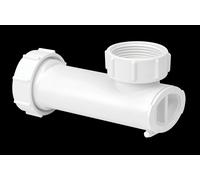 McAlpine WHB-1 Wash Hand Basin & Bath Space Savers with Self-Closing Waste Valve in White McAlpine White