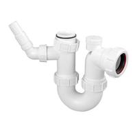 McAlpine WM14V Sink Trap with 135° Swivel Nozzle with Anti-Syphon (Silentrap) in White McAlpine White