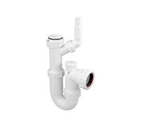McAlpine WM15V Adjustable Sink Trap with 135 Swivel Nozzle with Anti-Syphon (Silentrap)