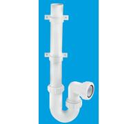 McAlpine WM3 75mm Water Seal Standpipe Trap with 1.5" Multifit Outlet in White McAlpine White