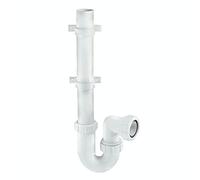 McAlpine WM3 75mm Water Seal Standpipe Trap with 1½" Multifit Outlet, White