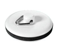 Mcalpine Wp1T 1.5" White Plastic Plug With Rubber Seal With Triangle