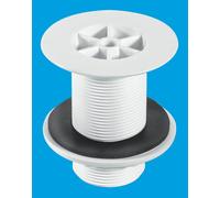 McAlpine 1 White Plastic Shower Waste WS3