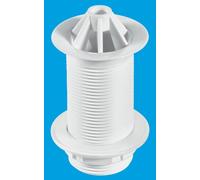 McAlpine WU10 1.25" Domed Flange Urinal Waste in White McAlpine White