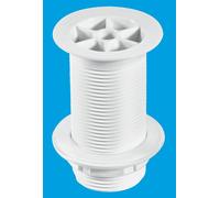 McAlpine WU1A White Plastic Flush Flange Urinal Waste McAlpine White