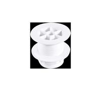 McAlpine WU1S 1.25" Urinal Waste: 60mm Flush Flange x 56mm Tail: Backnut Mod in White McAlpine White