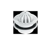 McAlpine WU20 2" Urinal Waste: 85mm Plastic Domed Flange with removable Dome x 42mm Tail: Backnut Model