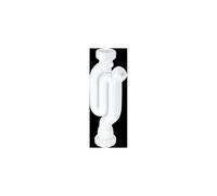 McAlpine X10 75mm Water Seal Straight Through Trap with 1.25" Multifit Outle in White McAlpine White