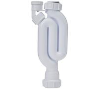 McAlpine X10V Straight Through Anti-Syphon Trap, White