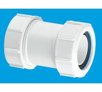 McAlpine Z28M Multifit Straight Connector, White