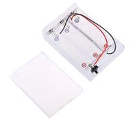 MCAOAL 21700 Battery Carrying Case Triple Cell Capacity With Cable Transparently And Metal Plated For Electronics