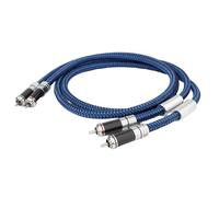 MCAOAL 4Core Silver Plateds Sound Cable 2RCA To 2RCA Two Lotuses Signals Cable For HiFi Sound Systems For Amplifiers And Speakers High End Amplifiers