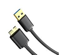 MCAOAL 50/100cm USB3.0 To Microed B Data Cable Durability For Seamlessly Connection To External Hard Drives External Hard Drive Cable