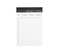 MCAOAL 5Pcs Pocket Size Paper Notepads 50Sheets Each Business Memo Pad for Daily Scheduling Business Project Documentation Meeting Record Pad