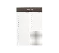 MCAOAL 5Pcs Pocket Size Paper Notepads 50Sheets Each Business Memo Pad for Daily Scheduling Business Project Documentation Meeting Record Pad