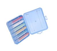 MCAOAL 6Pcs Water Soluble Dustless Chalk with Holder for Drawing and Classroom Use Chalk