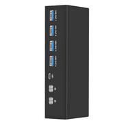 MCAOAL 8K 2 Computers Double Monitors Switcher 2 Port 60Hz USB3.0 KVM Switcher Displayport Selectors Switcher For Computer Video Editing KVM