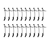 MCAOAL Accessories Anti Entanglement D Rigs Aligners 20pcs Silicone Fish Hook Sleeve Terminals Tackle Sleeves for Angling Fishing Gear